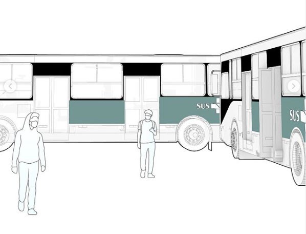 Ônibus UTI - Unidades de Saúde - mauriciogebaraarquitetura -  arquiteto - arquitetura - 